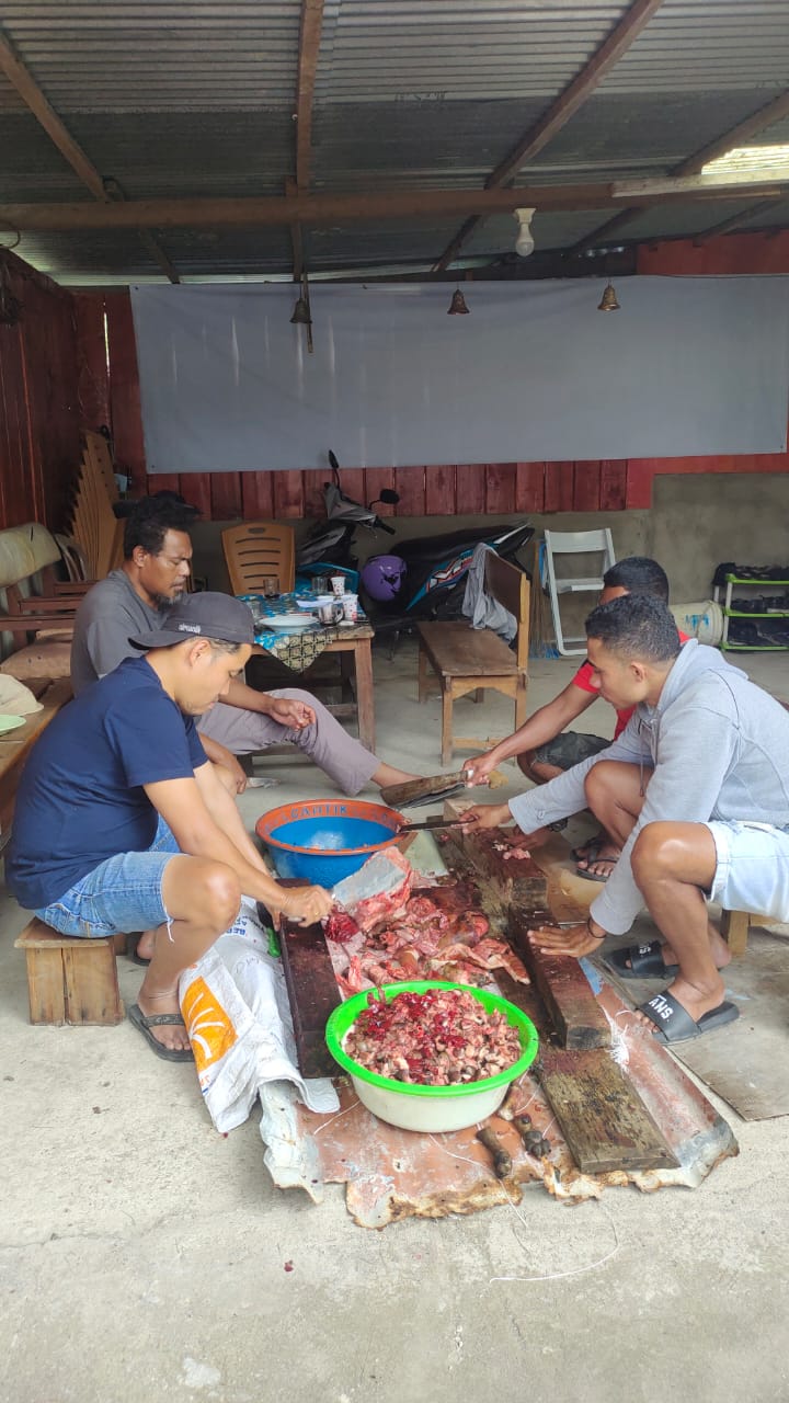 KBG. Santa Monika. Persiapan Bazar RW, 02 Maret 2025